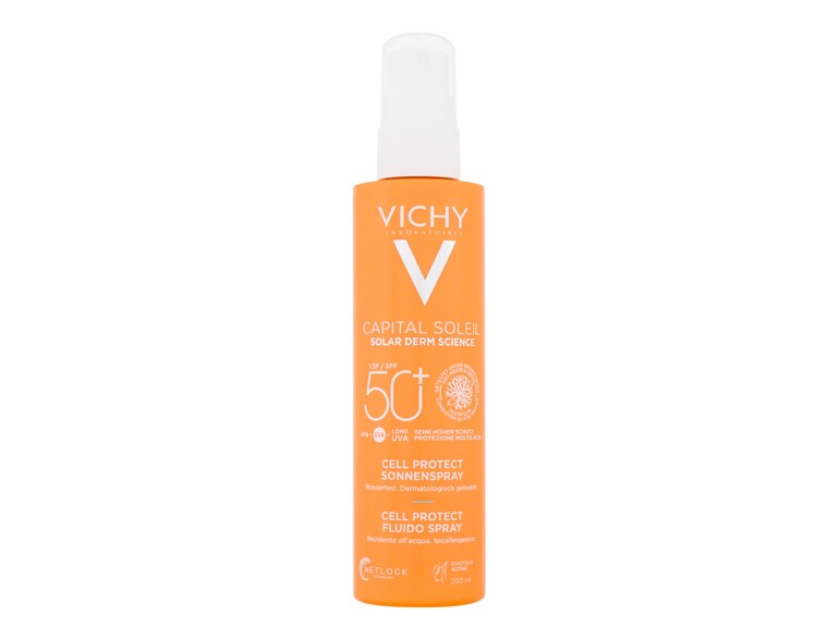 Sonnenschutz Vichy Capital Soleil Cell Protect Water Fluid Spray SPF50+ 200 ml