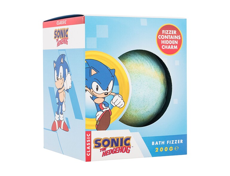 Badebombe Sonic The Hedgehog Bath Fizzer 200 g Beschädigte Schachtel