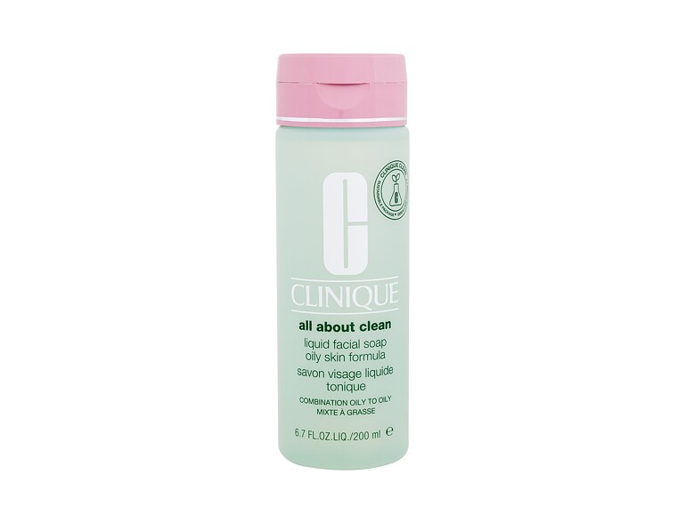 Reinigungsseife Clinique All About Clean Liquid Facial Soap Oily Skin Formula 200 ml