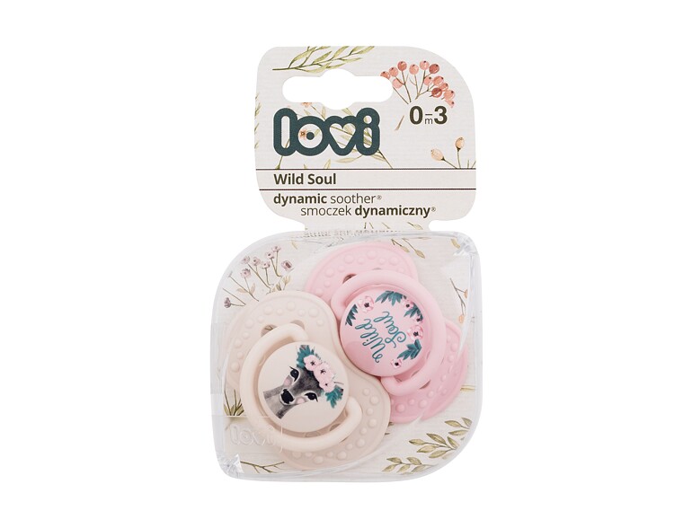 Schnuller LOVI Wild Soul Dynamic Soother Girl 0-3m 2 St.