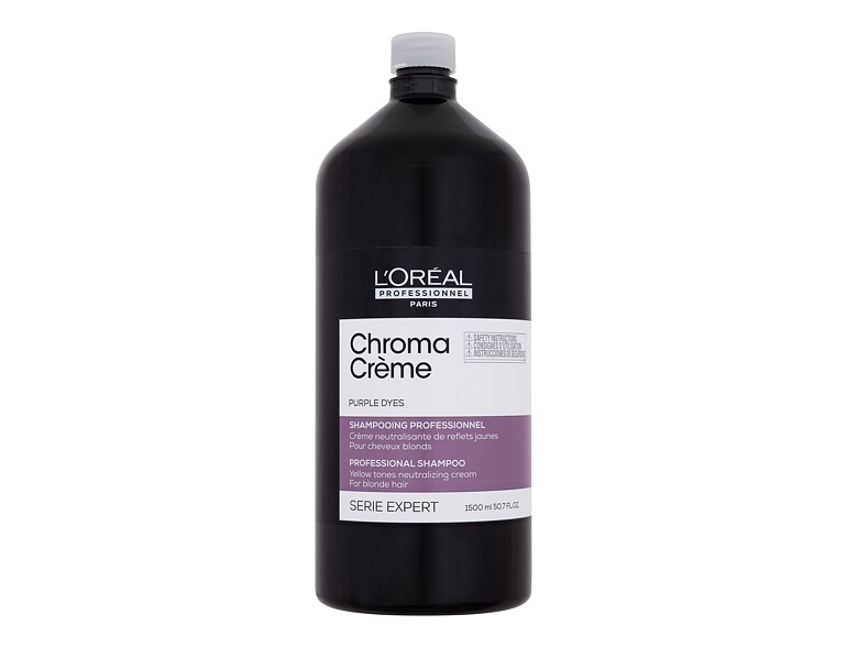 Shampoo L'Oréal Professionnel Chroma Crème Professional Shampoo Purple Dyes 1500 ml