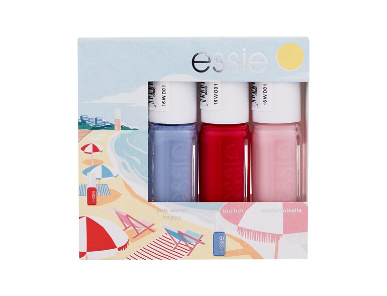 Nagellack Essie Summer Mini Trio Seaside Dinner 5 ml Beschädigte Schachtel Sets