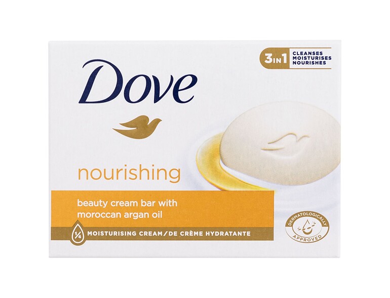 Seife Dove Nourishing Beauty Cream Bar 90 g Beschädigte Schachtel