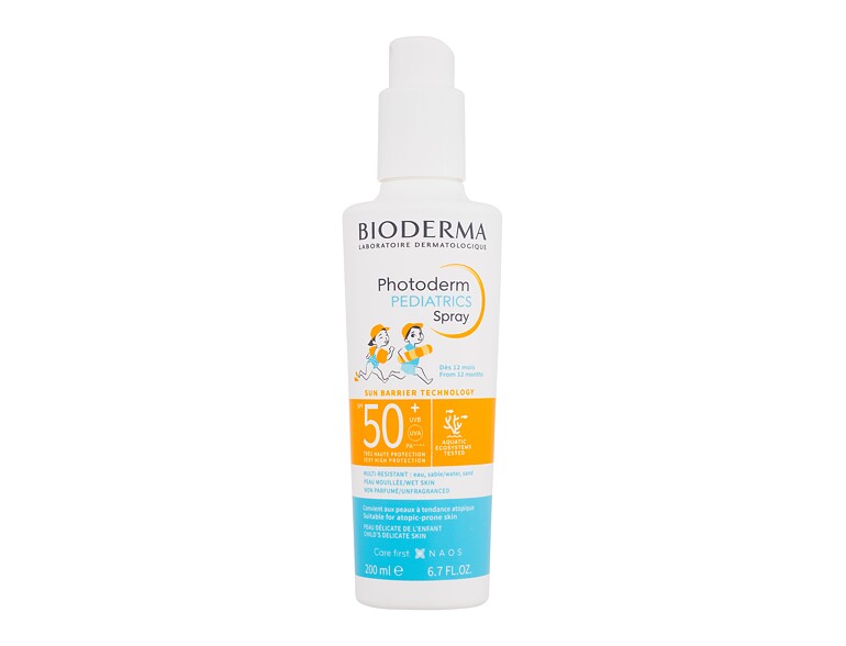 Sonnenschutz BIODERMA Photoderm Pediatrics Spray SPF50+ 200 ml