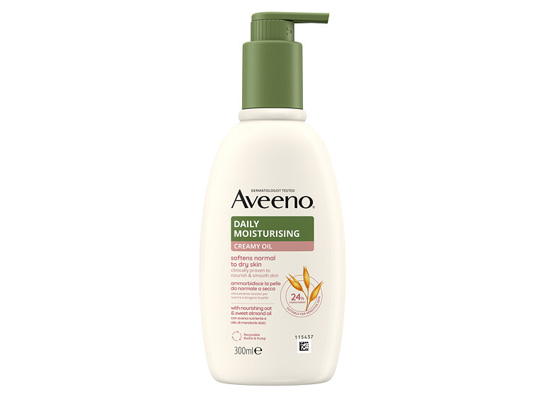 Körpercreme Aveeno Daily Moisturising Creamy Oil 300 ml