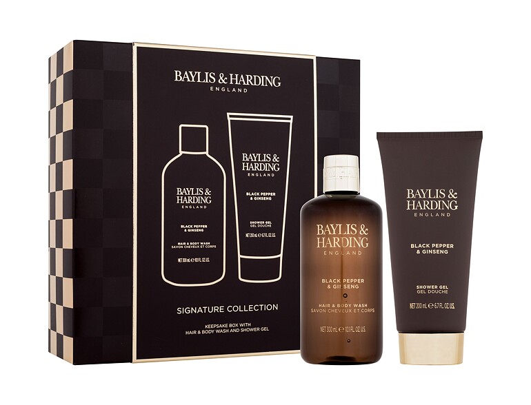 Duschgel Baylis & Harding For Him Black Pepper & Ginseng Signature Collection 300 ml Sets