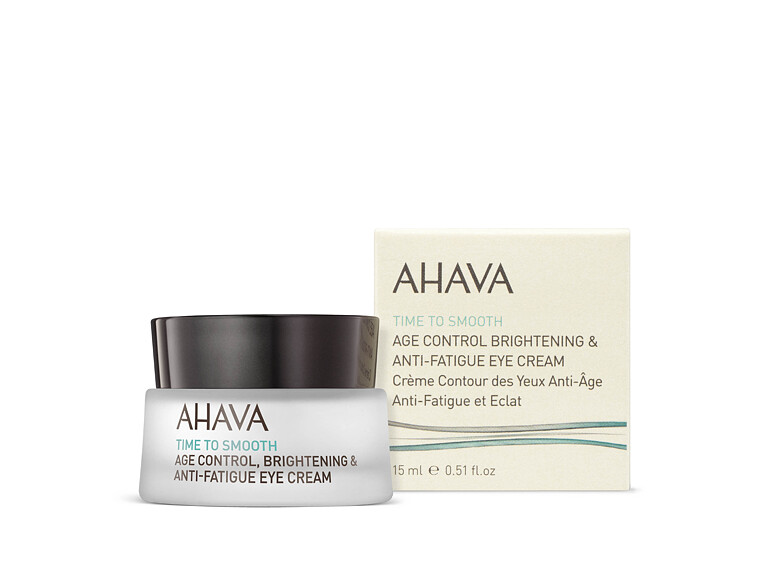 Augencreme AHAVA Time To Smooth Age Control, Brightening & Anti-Fatigue Eye Cream 15 ml