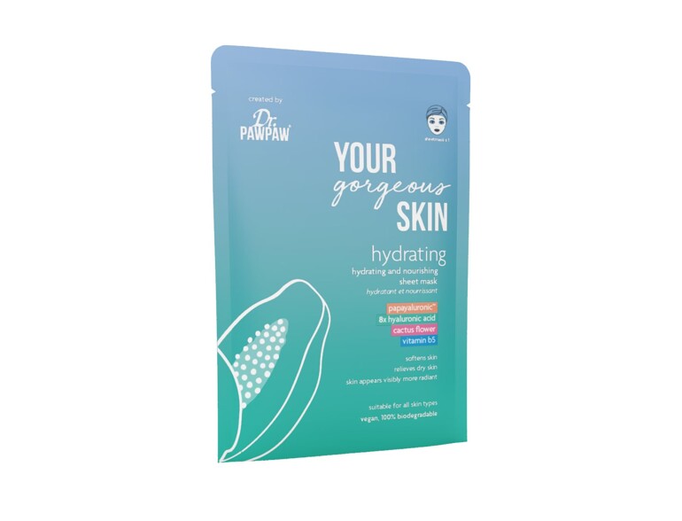 Gesichtsmaske Dr. PAWPAW Your Gorgeous Skin Hydrating Sheet Mask 25 ml