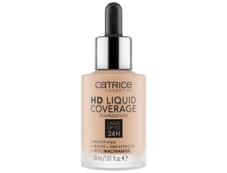 Foundation Catrice HD Liquid Coverage 24H 30 ml 030 Sand Beige