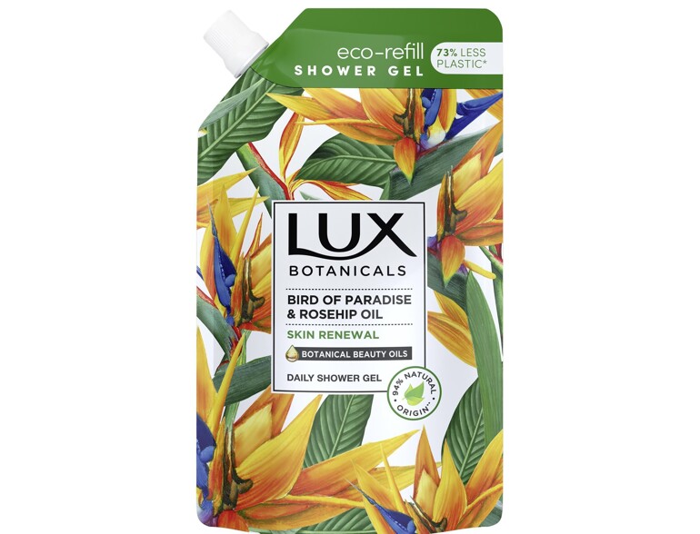 Duschgel LUX Botanicals Bird Of Paradise & Rosehip Oil Daily Shower Gel Nachfüllung 500 ml