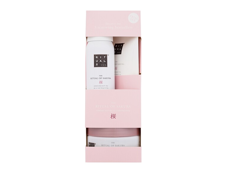 Duschschaum  Rituals The Ritual Of Sakura 3 Renewing Bestsellers 50 ml Sets