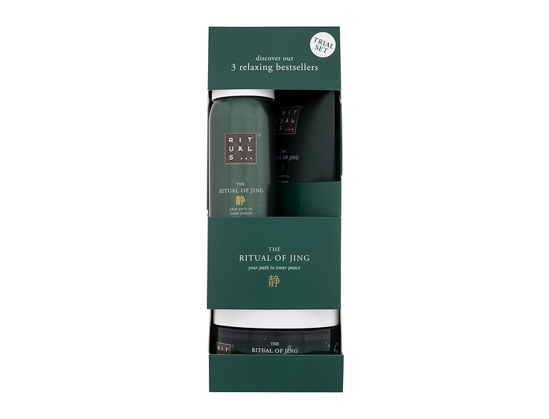 Duschschaum  Rituals The Ritual Of Jing 3 Relaxing Bestsellers 50 ml Beschädigte Schachtel Sets