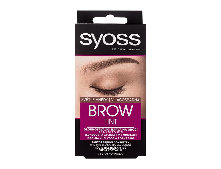 Augenbrauenfarbe Syoss Brow Tint 17 ml Light Brown