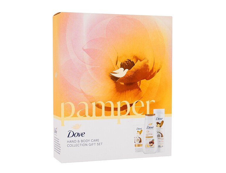 Duschgel Dove Pamper Hand & Body Care 225 ml Sets