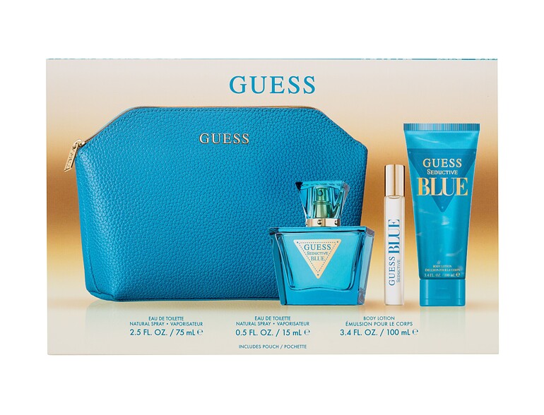 Eau de Toilette GUESS Seductive Blue 75 ml Beschädigte Schachtel Sets