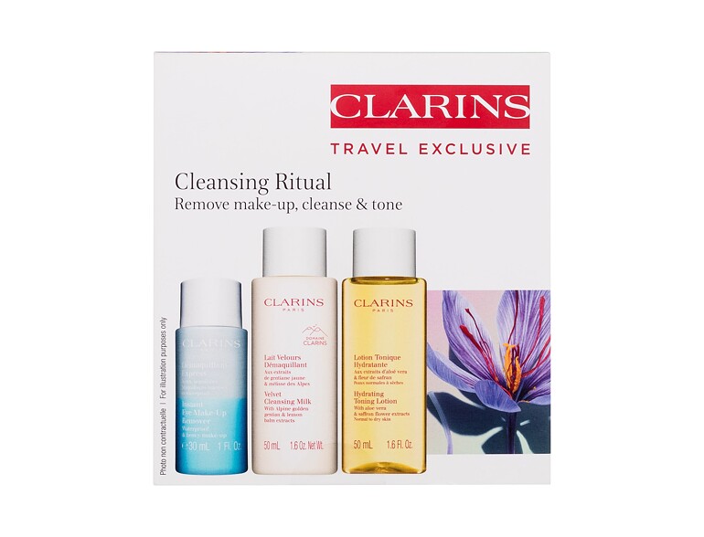 Gesichtswasser und Spray Clarins Cleansing Ritual 50 ml Sets