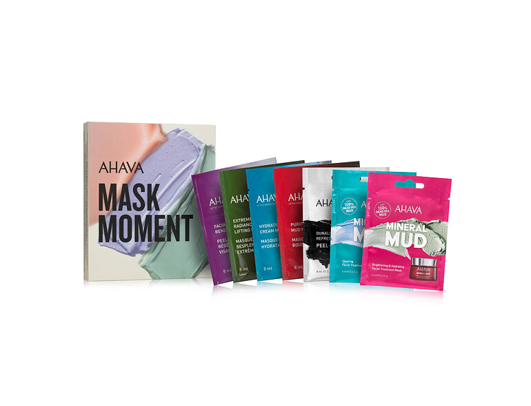 Gesichtsmaske AHAVA Mask Moment 8 ml Sets