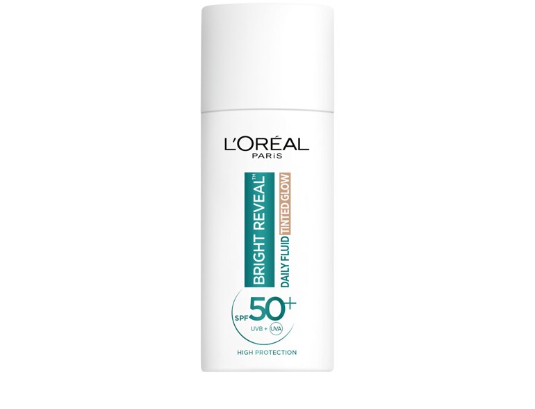 Tagescreme L'Oréal Paris Bright Reveal Daily Fluid Tinted Glow SPF50+ 50 ml