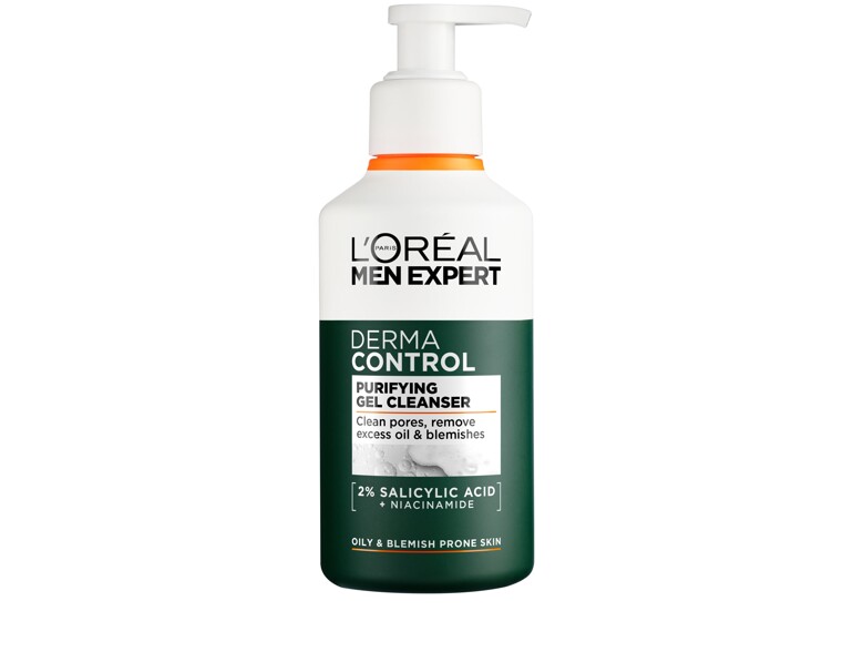 Reinigungsgel L'Oréal Paris Men Expert Derma Control Purifying Gel Cleanser 260 ml