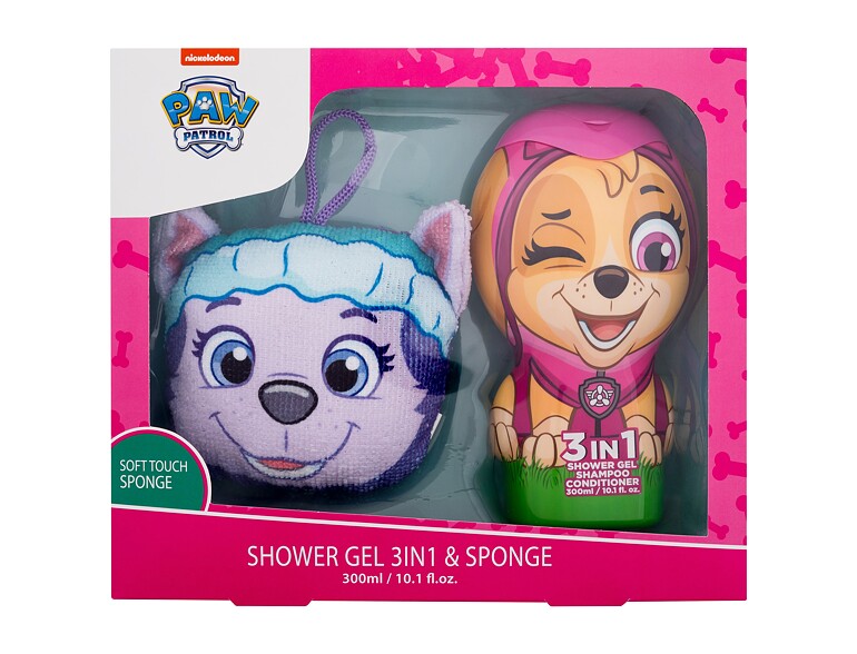 Duschgel Nickelodeon Paw Patrol Skye 3in1 Shower Gel, Shampoo & Conditioner 300 ml Sets