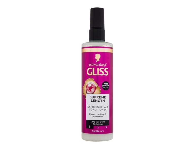 Pflege ohne Ausspülen Schwarzkopf Gliss Supreme Length Express Repair Conditioner 200 ml