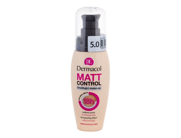 Foundation Dermacol Matt Control 30 ml 5.0