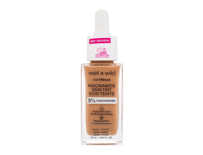 Foundation Wet n Wild Bare Focus Niacinamide Skin Tint 32 ml Dark