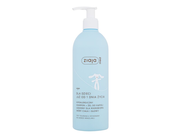 Duschgel Ziaja Med Kids Hypoallergenic Shampoo + Bath Gel 400 ml