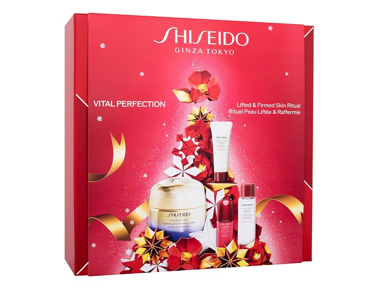 Tagescreme Shiseido Vital Perfection Lifted & Firmed Skin Ritual 50 ml Beschädigte Schachtel Sets