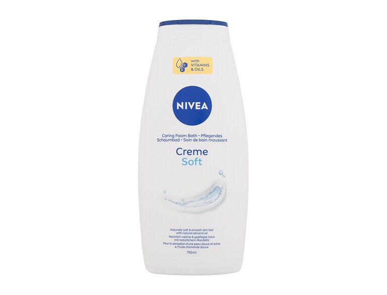 Badeschaum Nivea Creme Soft Caring Foam Bath 750 ml