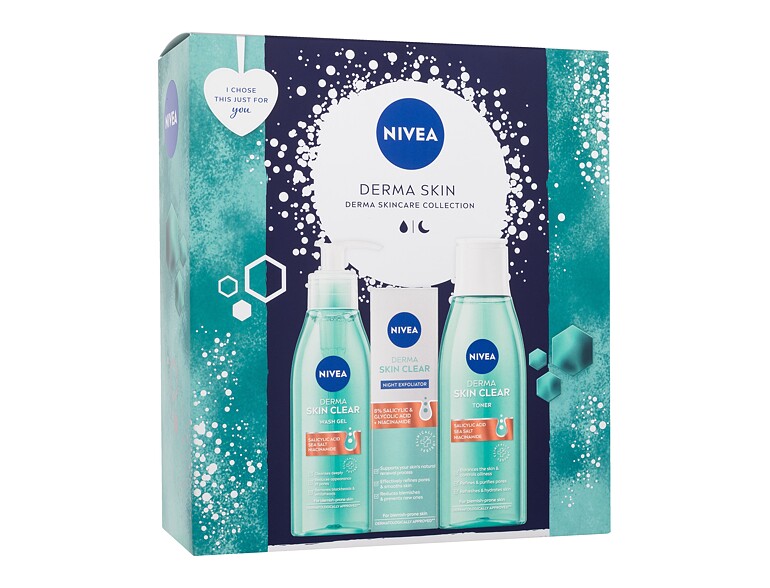 Peeling Nivea Derma Skin Clear 40 ml Sets