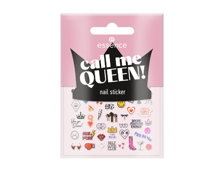 Nagelschmuck Essence Nail Stickers Call Me Queen! 1 Packung