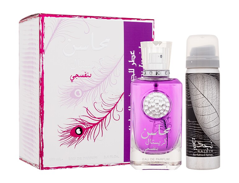 Eau de Parfum Lattafa Mahasin Crystal Violet 100 ml Sets