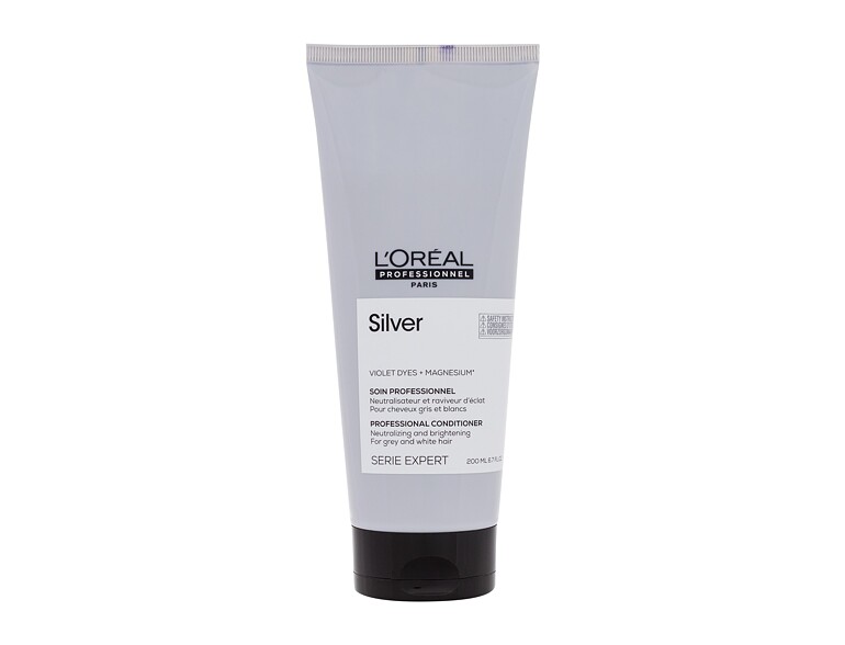 Conditioner L'Oréal Professionnel Silver Professional Conditioner 200 ml Beschädigtes Flakon