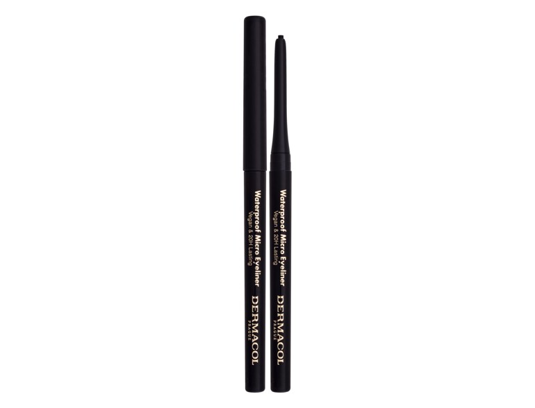 Kajalstift Dermacol Waterproof Micro Eyeliner 0,3 g 01