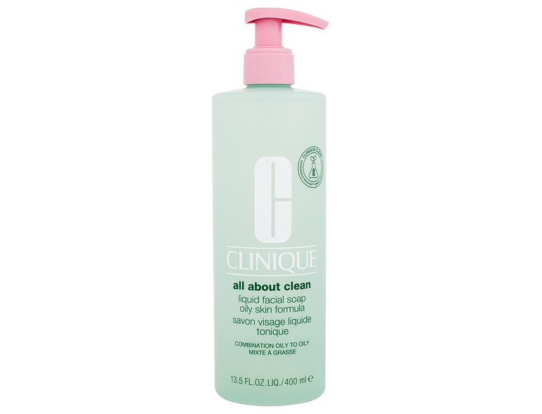 Reinigungsseife Clinique All About Clean Liquid Facial Soap Oily Skin Formula 400 ml