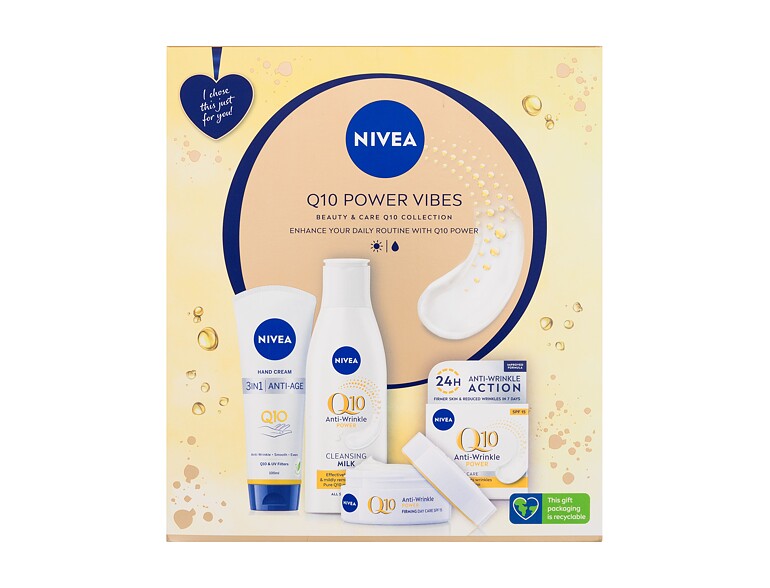 Tagescreme Nivea Q10 Power Vibes 50 ml Beschädigte Schachtel Sets