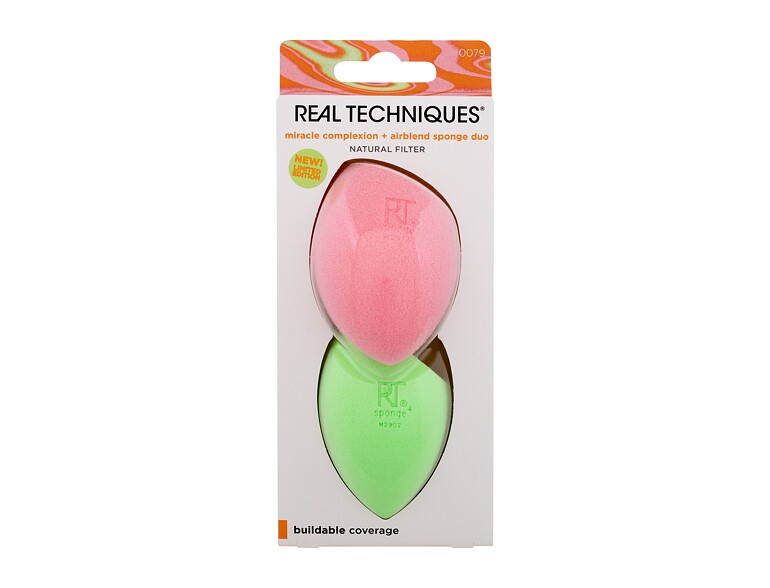 Applikator Real Techniques Miracle Complexion Sponge Duo 1 St. Beschädigte Schachtel Sets