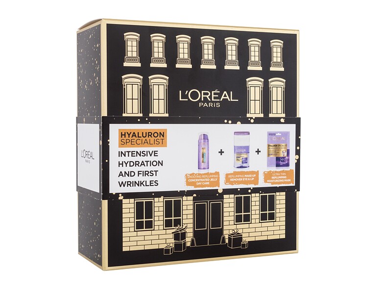 Gesichtsgel L'Oréal Paris Hyaluron Specialist Intensive Hydration And First Wrinkles 50 ml Beschädigte Schachtel Sets