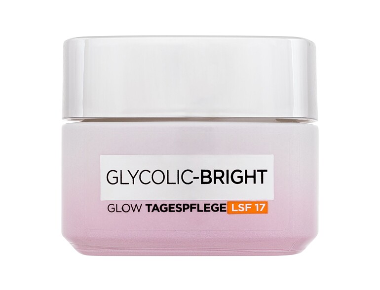 Tagescreme L'Oréal Paris Glycolic-Bright Glowing Cream Day SPF17 50 ml Beschädigte Schachtel