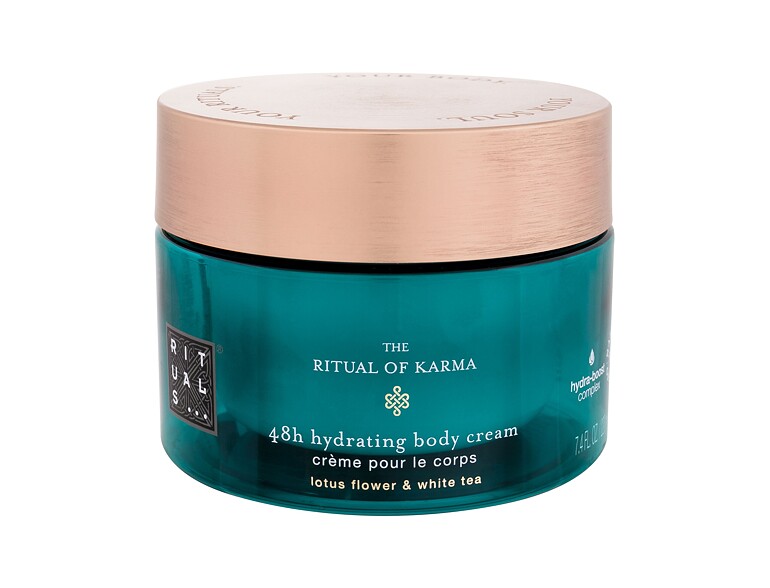 Körpercreme Rituals The Ritual Of Karma 48h Hydrating Body Cream 220 ml Beschädigte Schachtel