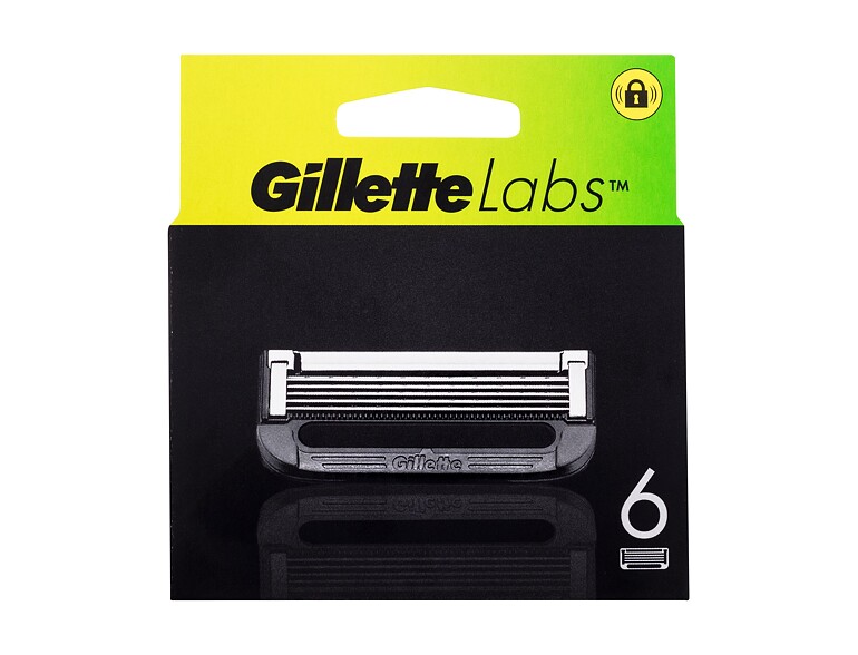 Ersatzklinge Gillette Labs 6 St. Beschädigte Schachtel