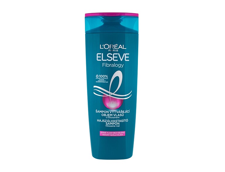 Shampoo L'Oréal Paris Elseve Fibralogy 400 ml Beschädigtes Flakon