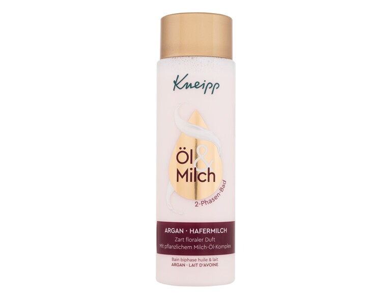 Badeöl Kneipp Oil & Milk 2-Phase Bath Argan & Oat Milk 250 ml