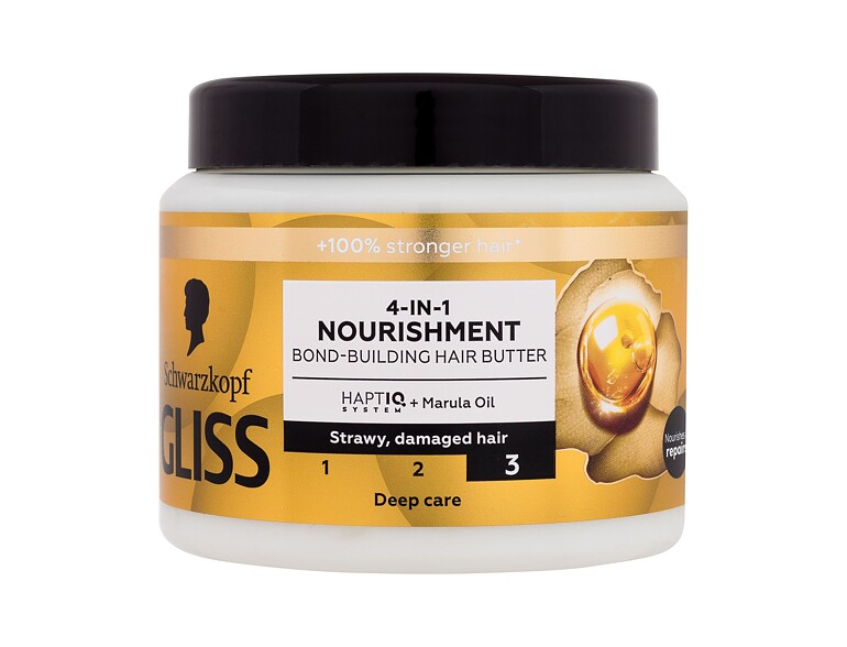 Haarmaske Schwarzkopf Gliss Nourishment 4-in-1 Hair Butter 400 ml