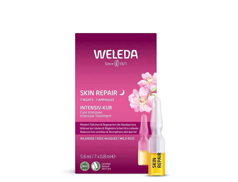 Gesichtsserum Weleda Wild Rose 7 Nights Intensive Treatment 7x0,8 ml