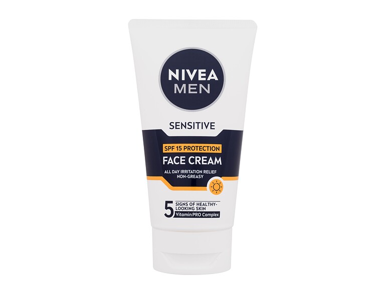 Tagescreme Nivea Men Sensitive Face Cream SPF15 75 ml