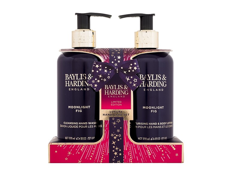 Flüssigseife Baylis & Harding Moonlight Fig Luxury Hand Care Set 300 ml Sets