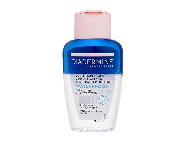 Augen-Make-up-Entferner Diadermine Waterproof Eye Make-Up Remover 125 ml Beschädigtes Flakon