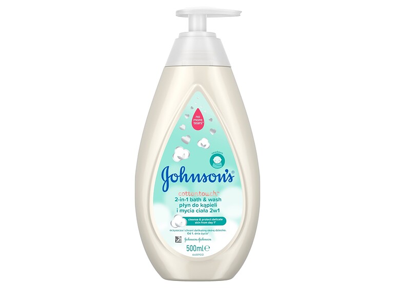 Duschgel Johnson´s CottonTouch 2-in-1 Bath & Wash 500 ml